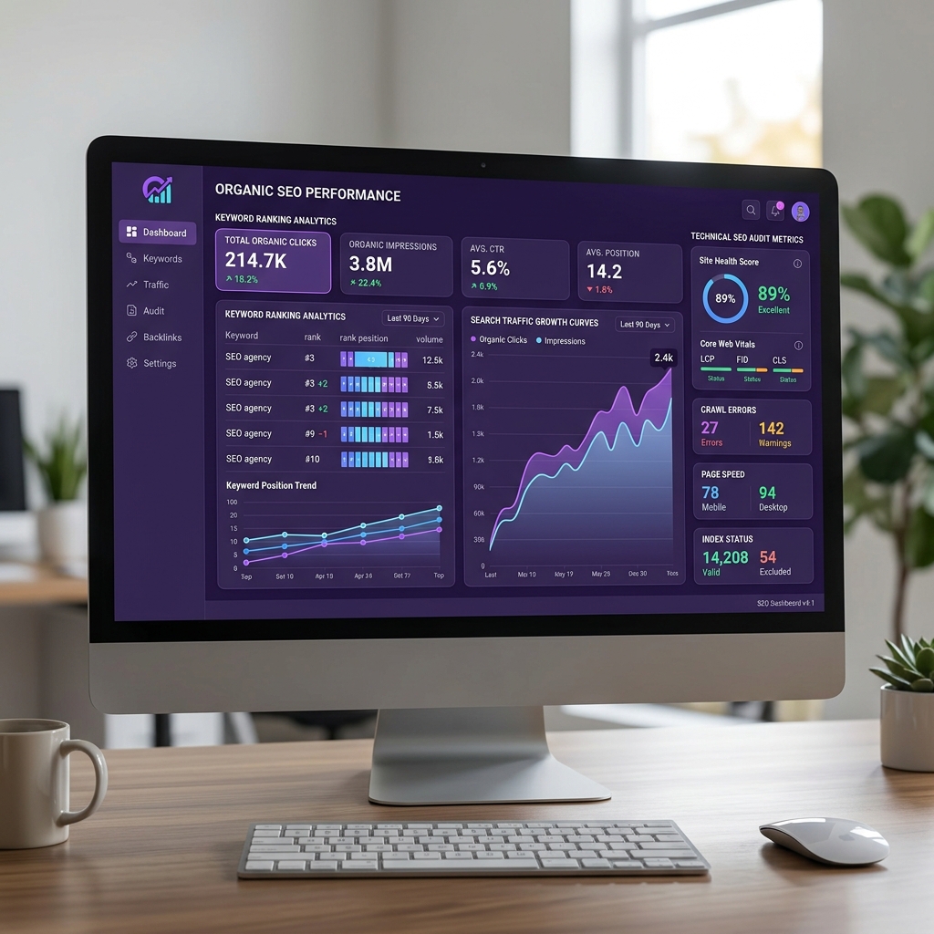 SEO Keyword Ranking Analytics