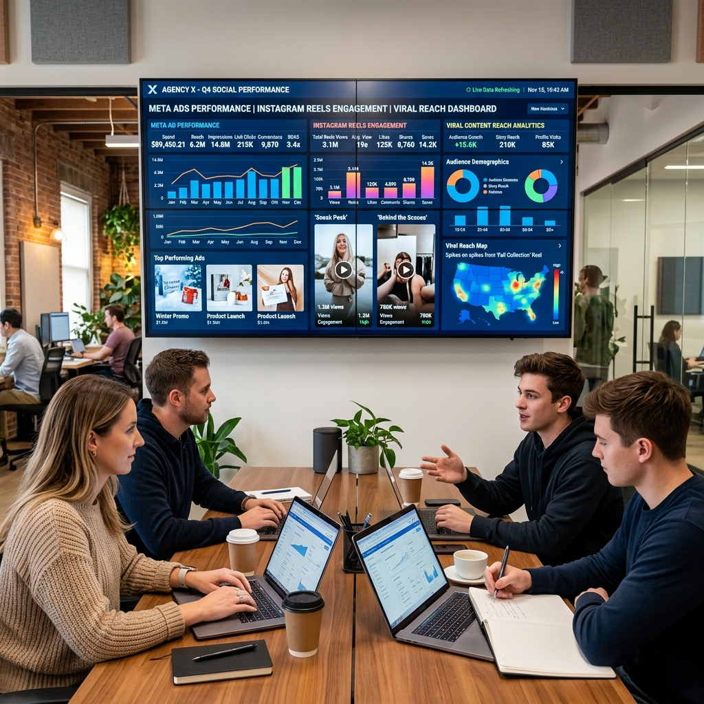 Social Media Growth Dashboard
